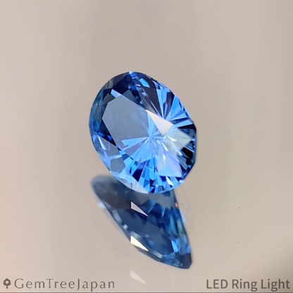 "Ocean Blue" Sapphire 0.48ct / Kanchanaburi (Thailand) 【Trial Price】