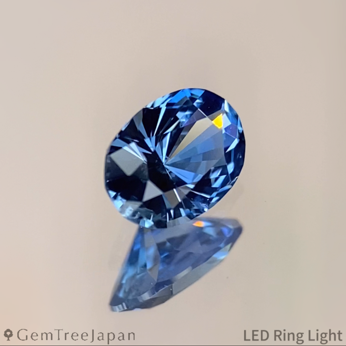 "Ocean Blue" Sapphire 0.48ct / Kanchanaburi (Thailand) 【Trial Price】