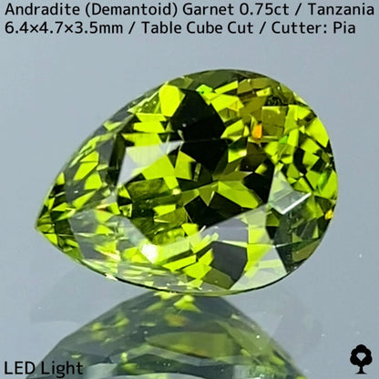 Andradite Demantoid Garnet 0.757ct / Tanzania