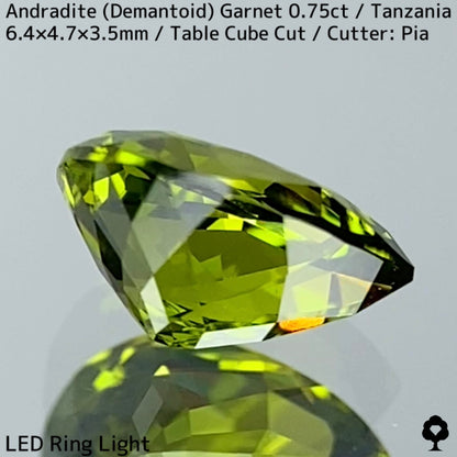 Andradite Demantoid Garnet 0.757ct / Tanzania