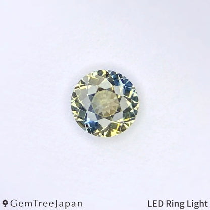 Un-Heat Parti-color Sapphire 0.246ct / Thailand(Kanchanaburi)