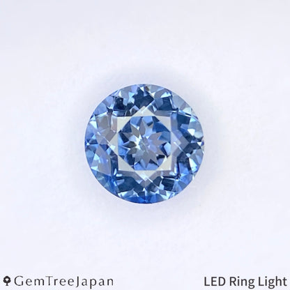 “Table Cube Cut" Kanchanaburi Sapphire 0.444ct / Thailand