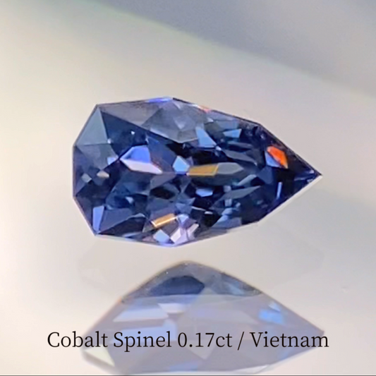 Cobalt Spinel 0.179ct / Vietnam / Iron Cobalt