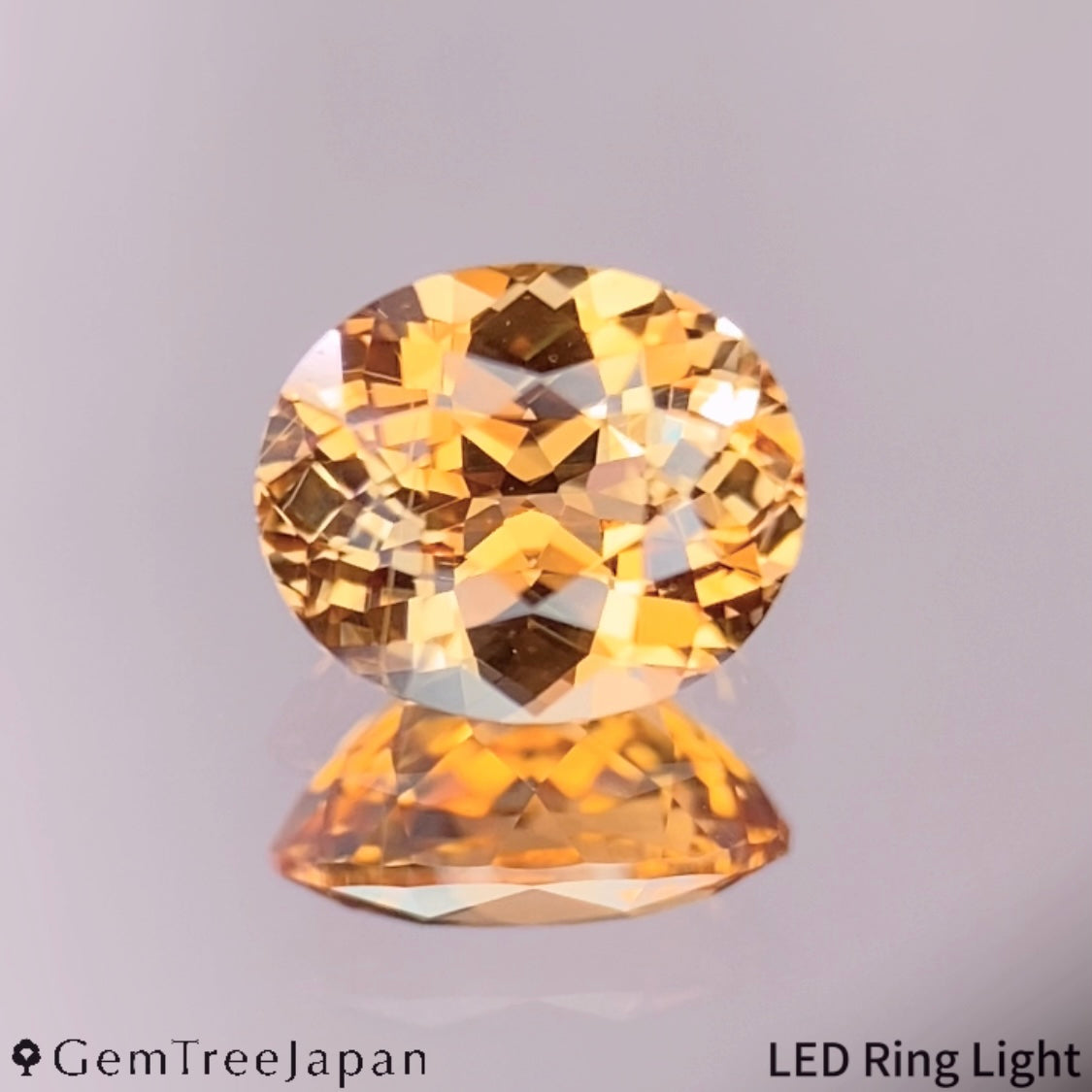 Light Orange Sapphire 0.770ct / Thailand(Kanchanaburi)