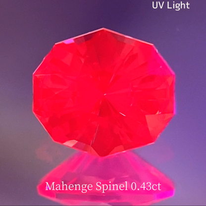 【One Price】Orange-Pink Spinel 0.431ct / Tanzania