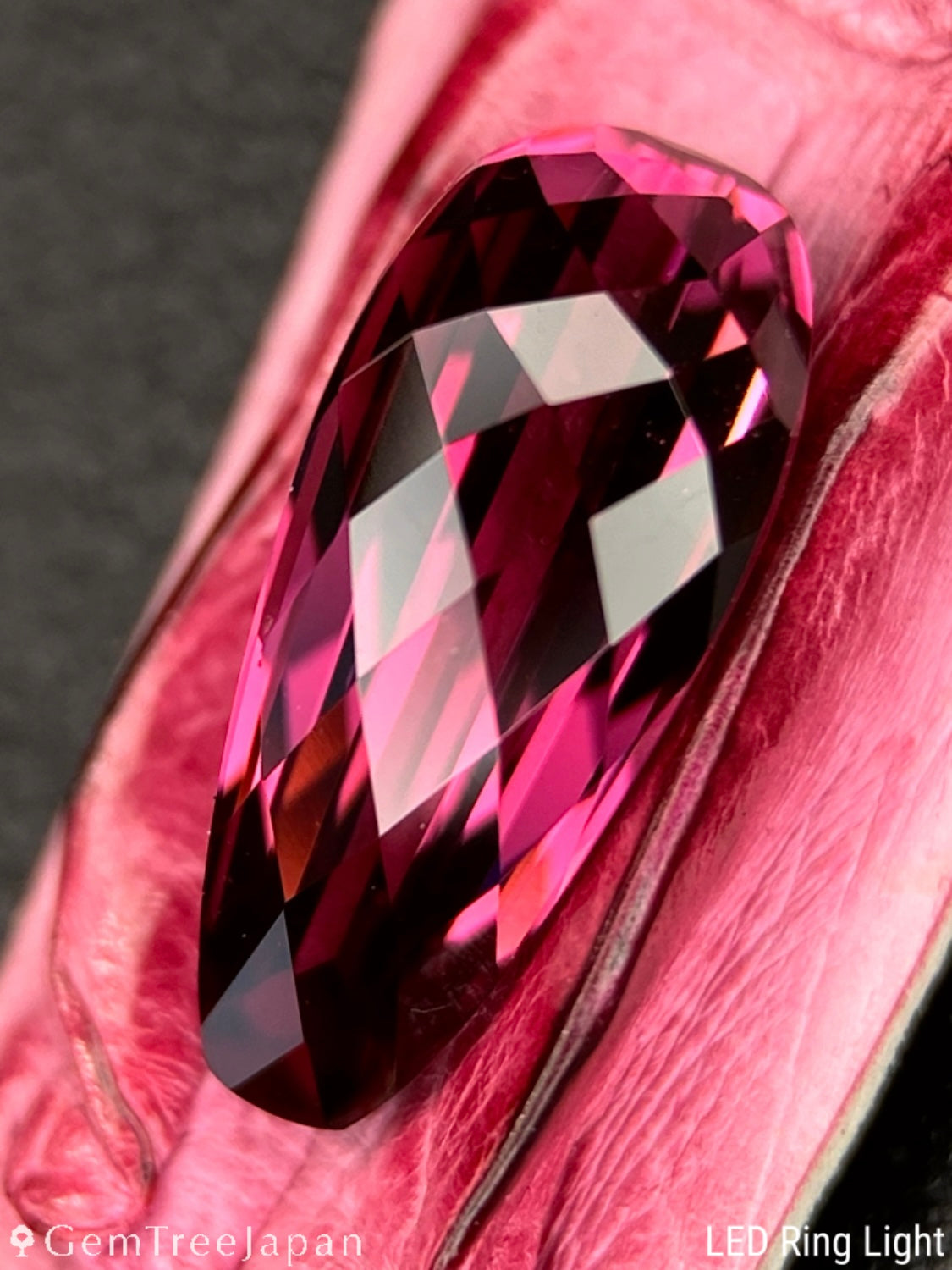 "Pink Crocodile's Claw" Malaya Garnet 2.02ct / Tanzania【One Price】