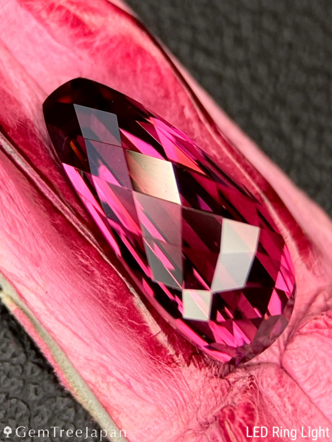 "Pink Crocodile's Claw" Malaya Garnet 2.02ct / Tanzania【One Price】
