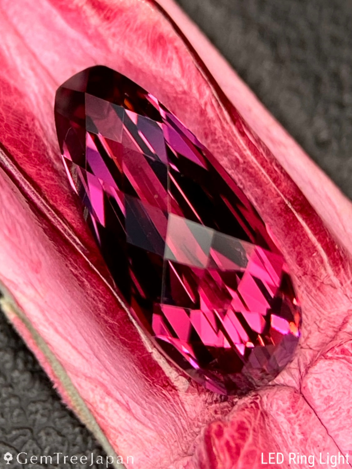 "Pink Crocodile's Claw" Malaya Garnet 2.02ct / Tanzania【One Price】