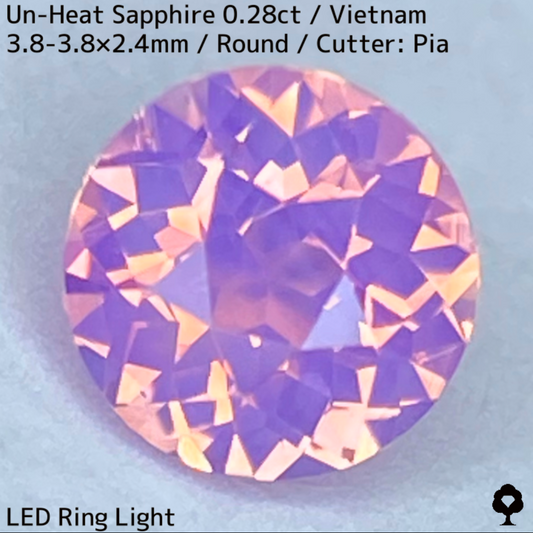 Un-Heat Sapphire 0.28ct / Vietnam / New cut