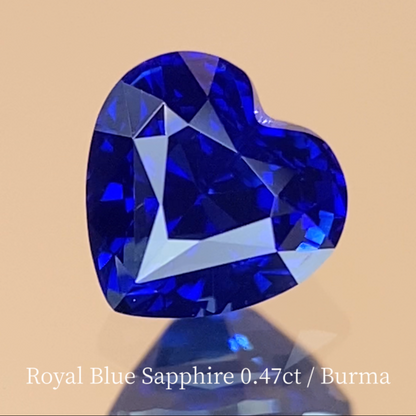 Royal Blue Sapphire 0.475ct / Burma