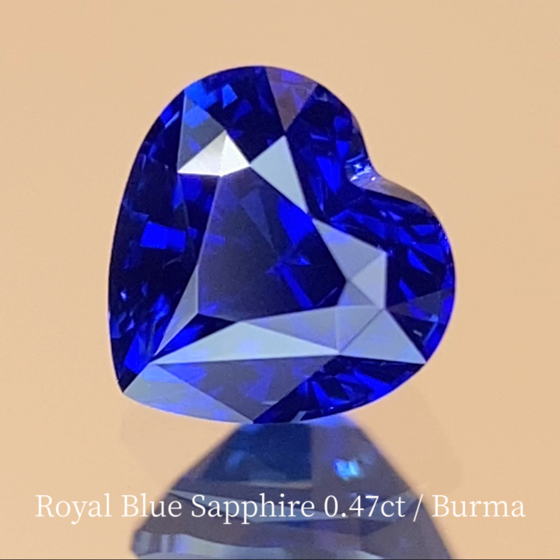 Royal Blue Sapphire 0.475ct / Burma