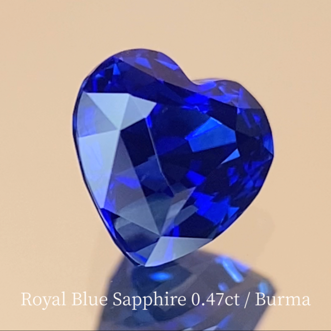 Royal Blue Sapphire 0.475ct / Burma