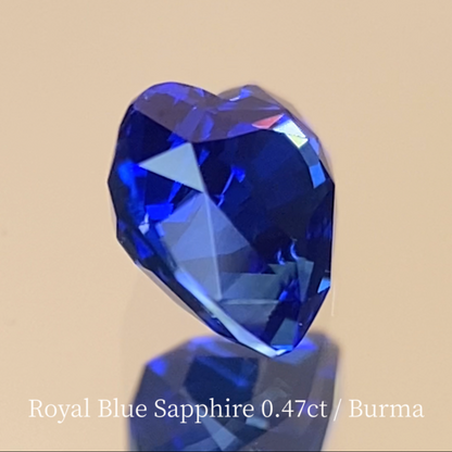 Royal Blue Sapphire 0.475ct / Burma