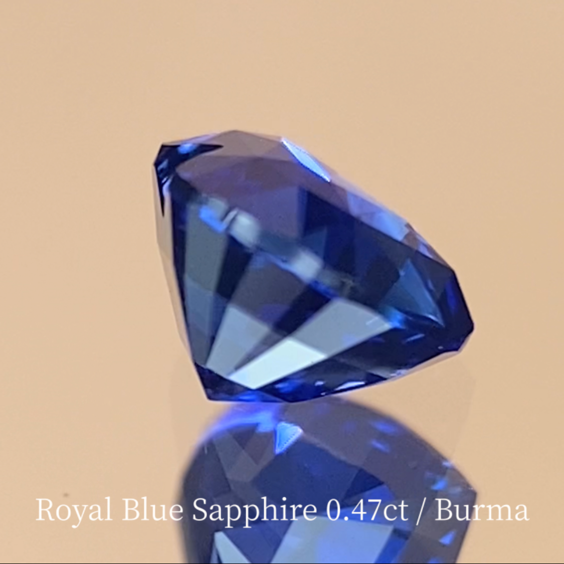 Royal Blue Sapphire 0.475ct / Burma