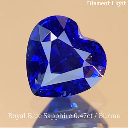 Royal Blue Sapphire 0.475ct / Burma