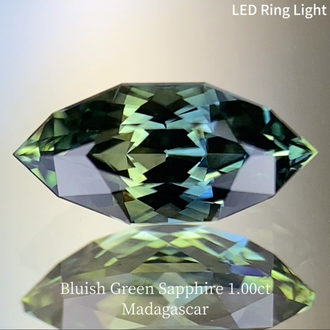 Bluish Green Sapphire 1.00ct / Madagascar