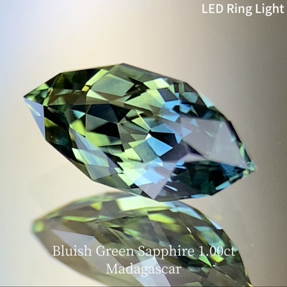 Bluish Green Sapphire 1.00ct / Madagascar