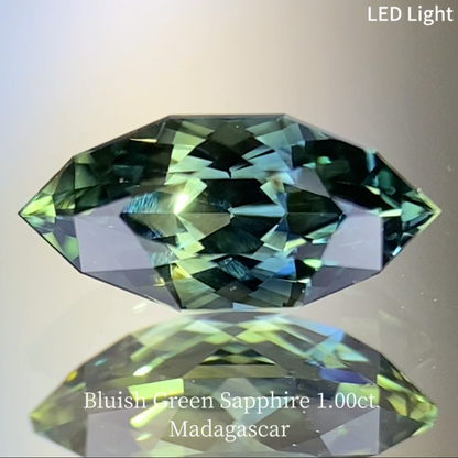 Bluish Green Sapphire 1.00ct / Madagascar