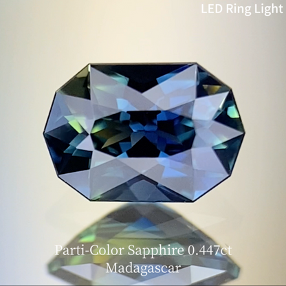 Parti-Color Sapphire 0.447ct / Madagascar