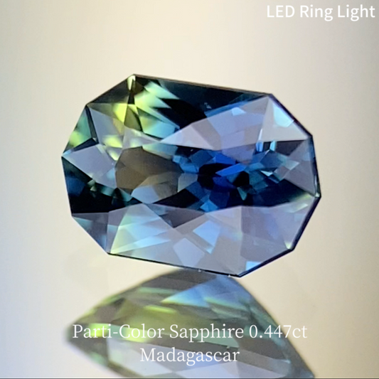 Parti-Color Sapphire 0.447ct / Madagascar