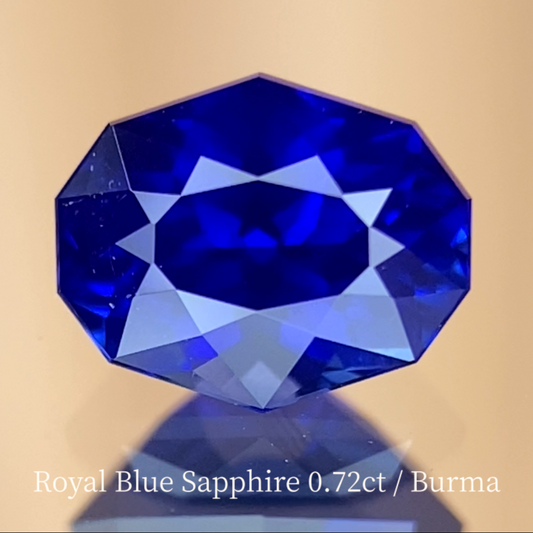 Royal Blue Sapphire 0.720ct / Burma