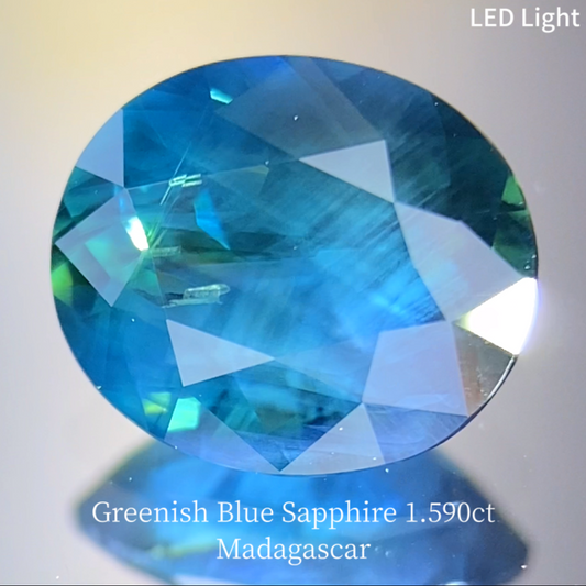 Greenish Blue Sapphire 1.590ct / Madagascar