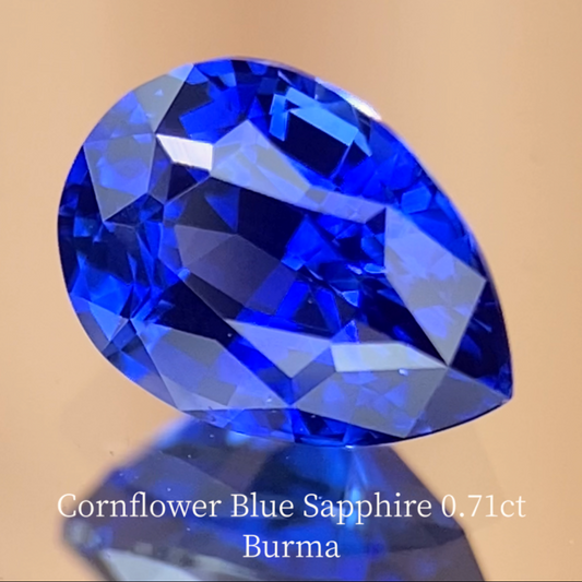 Cornflower Blue Sapphire 0.712ct / Burma