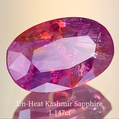 Un-Heat Kashmir Sapphire 1.147ct / Pakistan