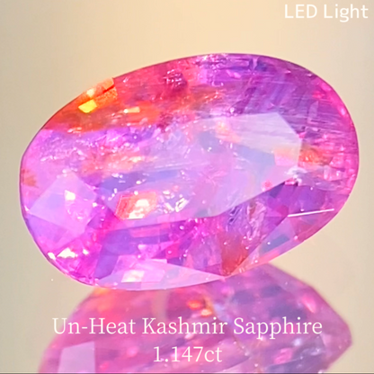 Un-Heat Kashmir Sapphire 1.147ct / Pakistan