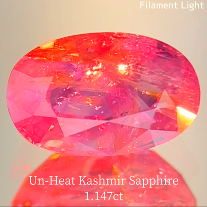 Un-Heat Kashmir Sapphire 1.147ct / Pakistan