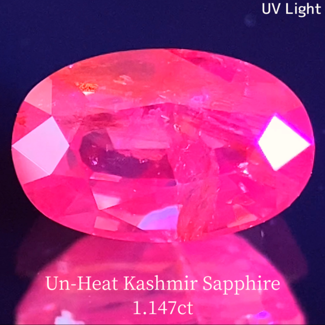 Un-Heat Kashmir Sapphire 1.147ct / Pakistan