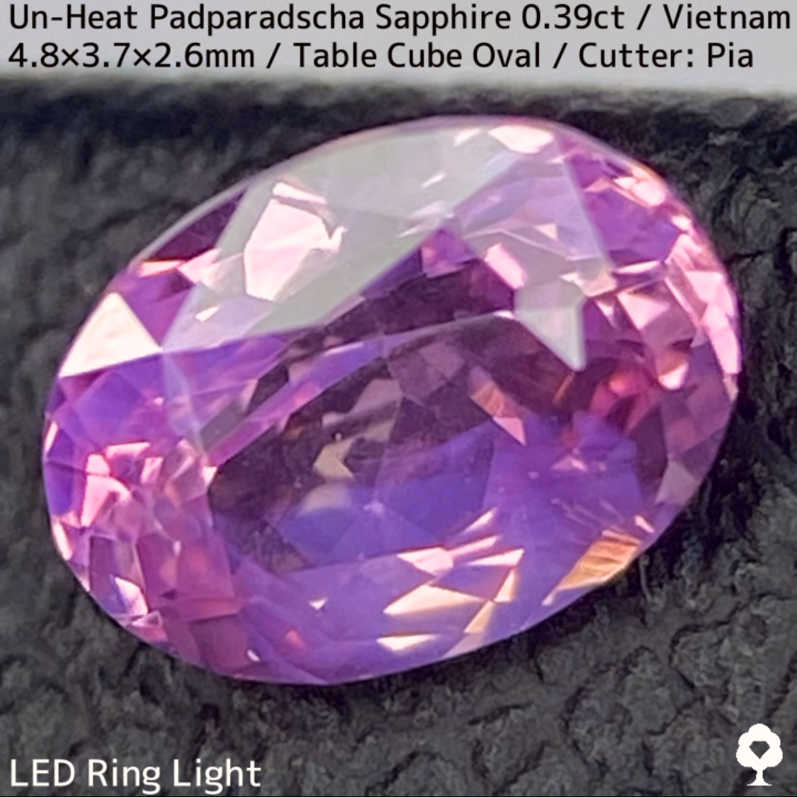 Un-Heat Padparadscha Sapphire 0.39ct