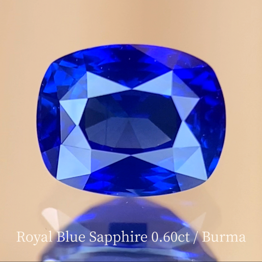 Royal Blue Sapphire 0.604ct / Burma