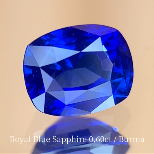 Royal Blue Sapphire 0.604ct / Burma