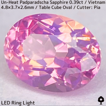 Un-Heat Padparadscha Sapphire 0.39ct