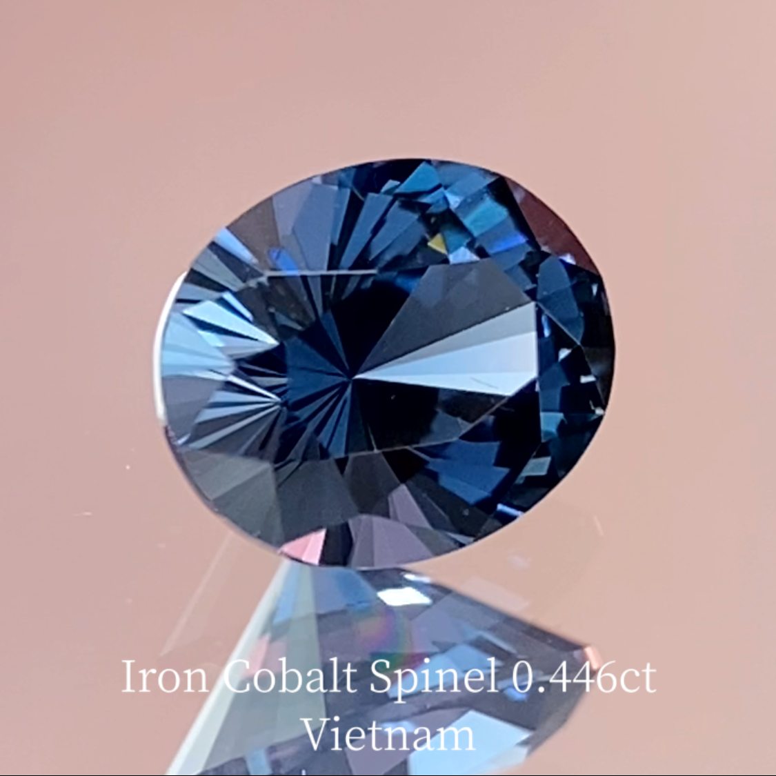 Iron Cobalt Spinel 0.446ct / Vietnam