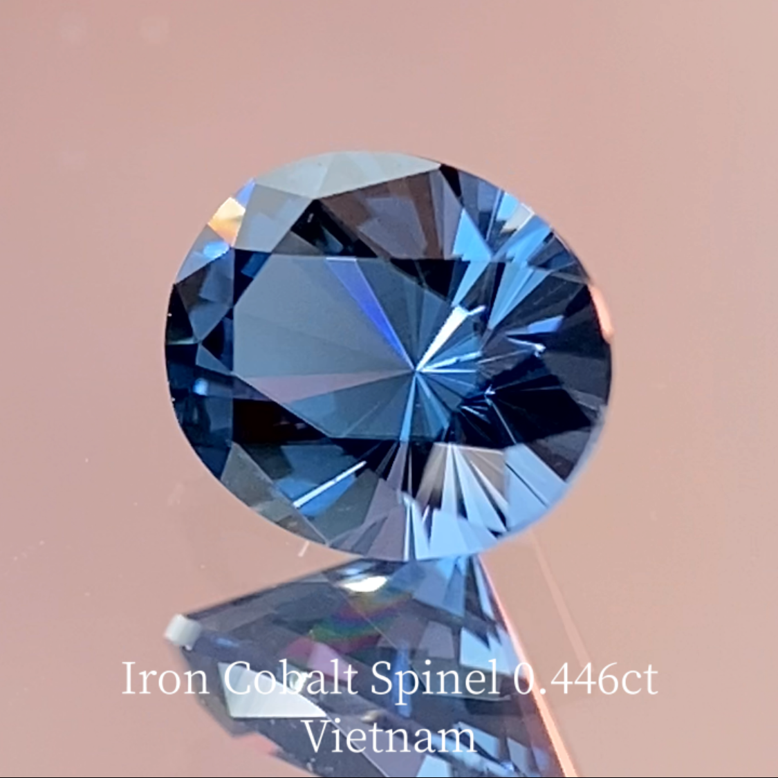 Iron Cobalt Spinel 0.446ct / Vietnam