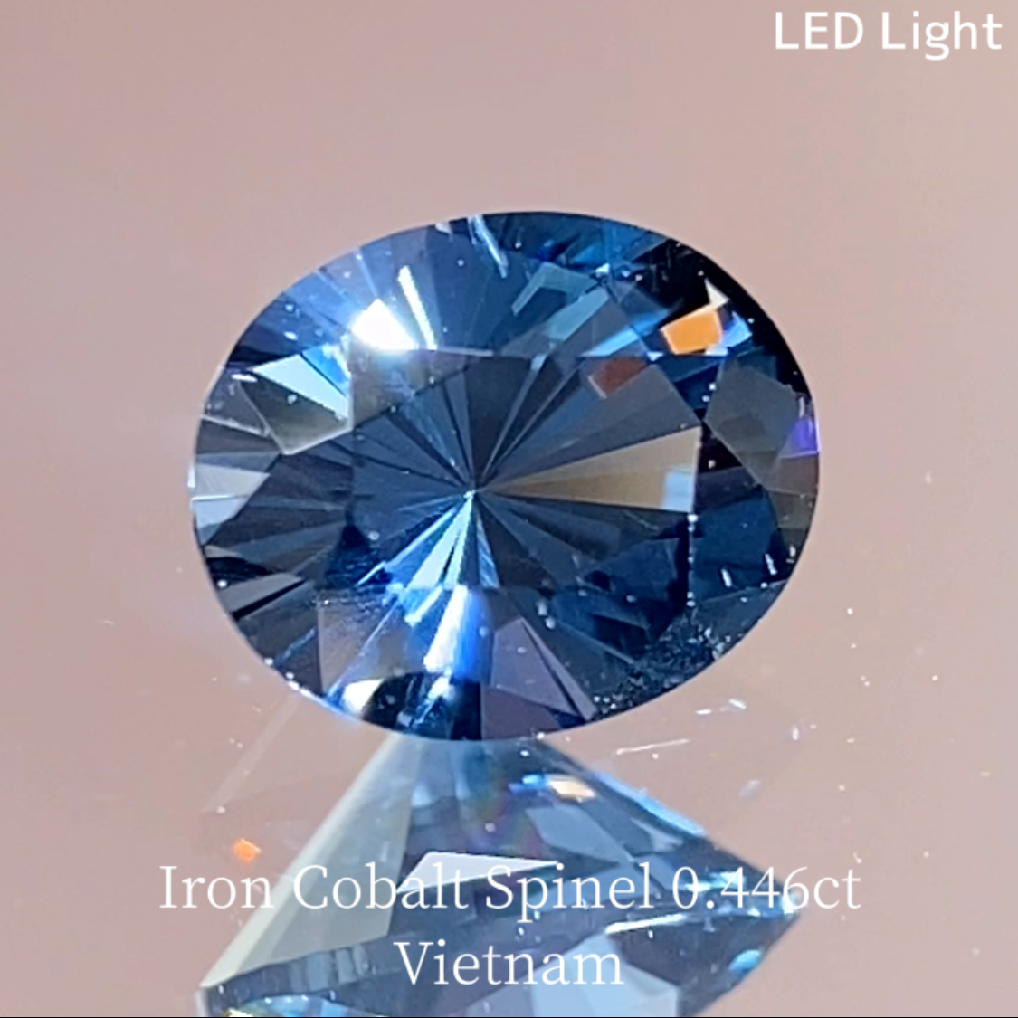 Iron Cobalt Spinel 0.446ct / Vietnam