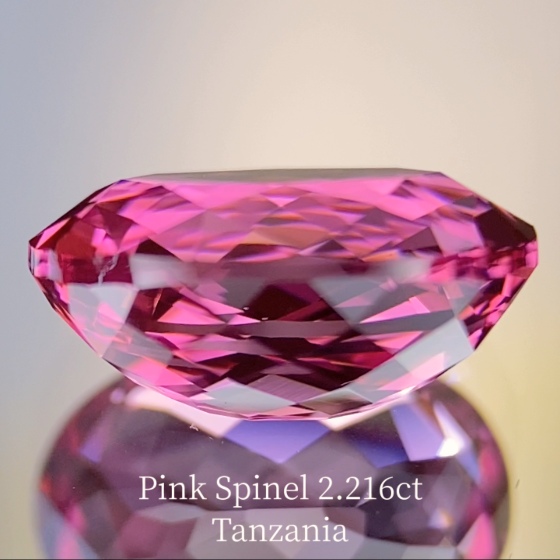 Pink Spinel 2.216ct / Tanzania