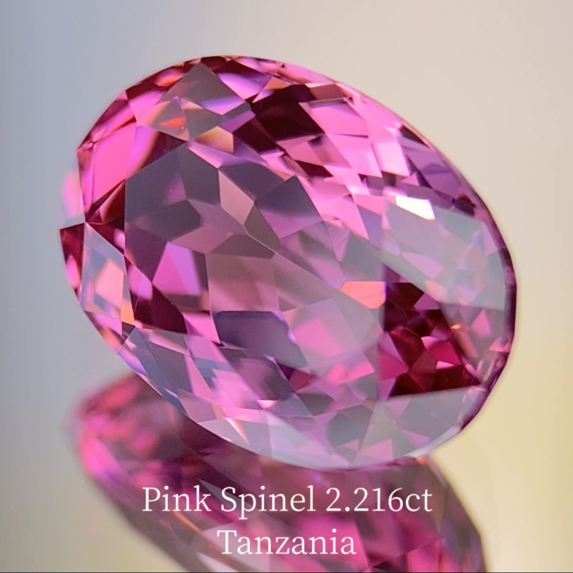 Pink Spinel 2.216ct / Tanzania