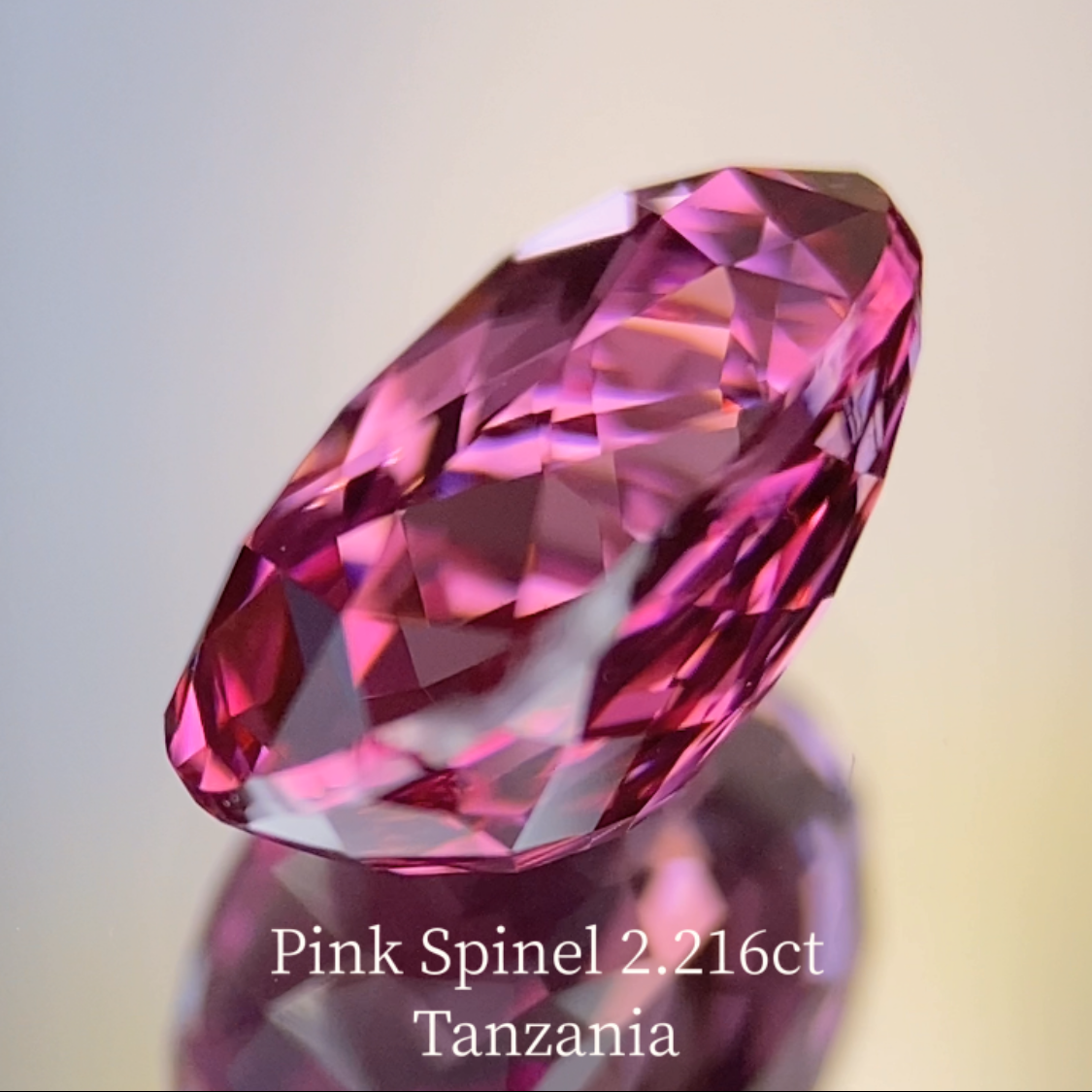 Pink Spinel 2.216ct / Tanzania