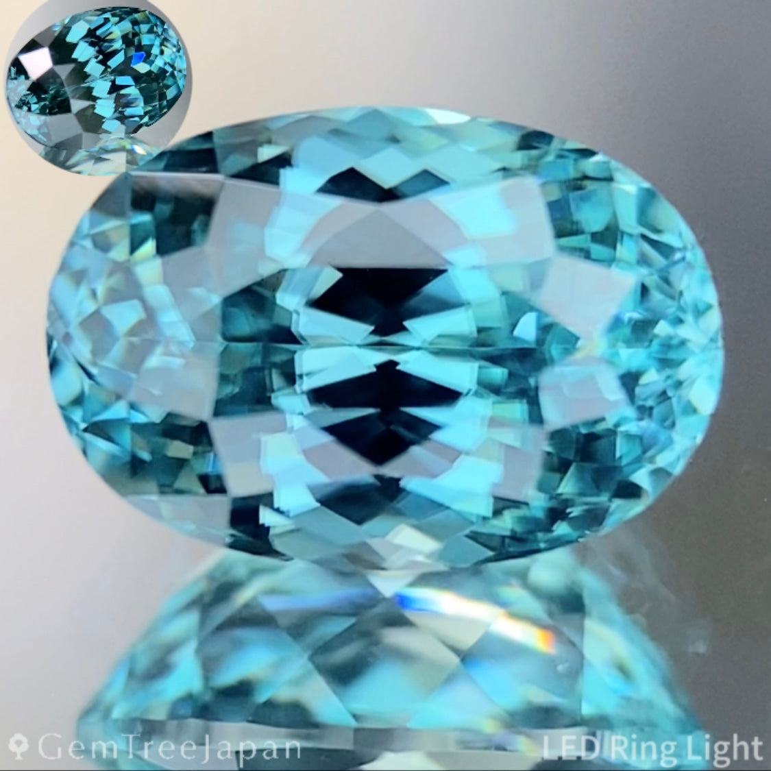 Blue Zircon 2.063ct (Tenebresence) / Cambodia