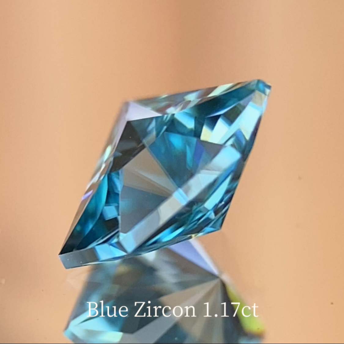 Blue Zircon 1.17ct / Cambodia