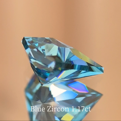 Blue Zircon 1.17ct / Cambodia