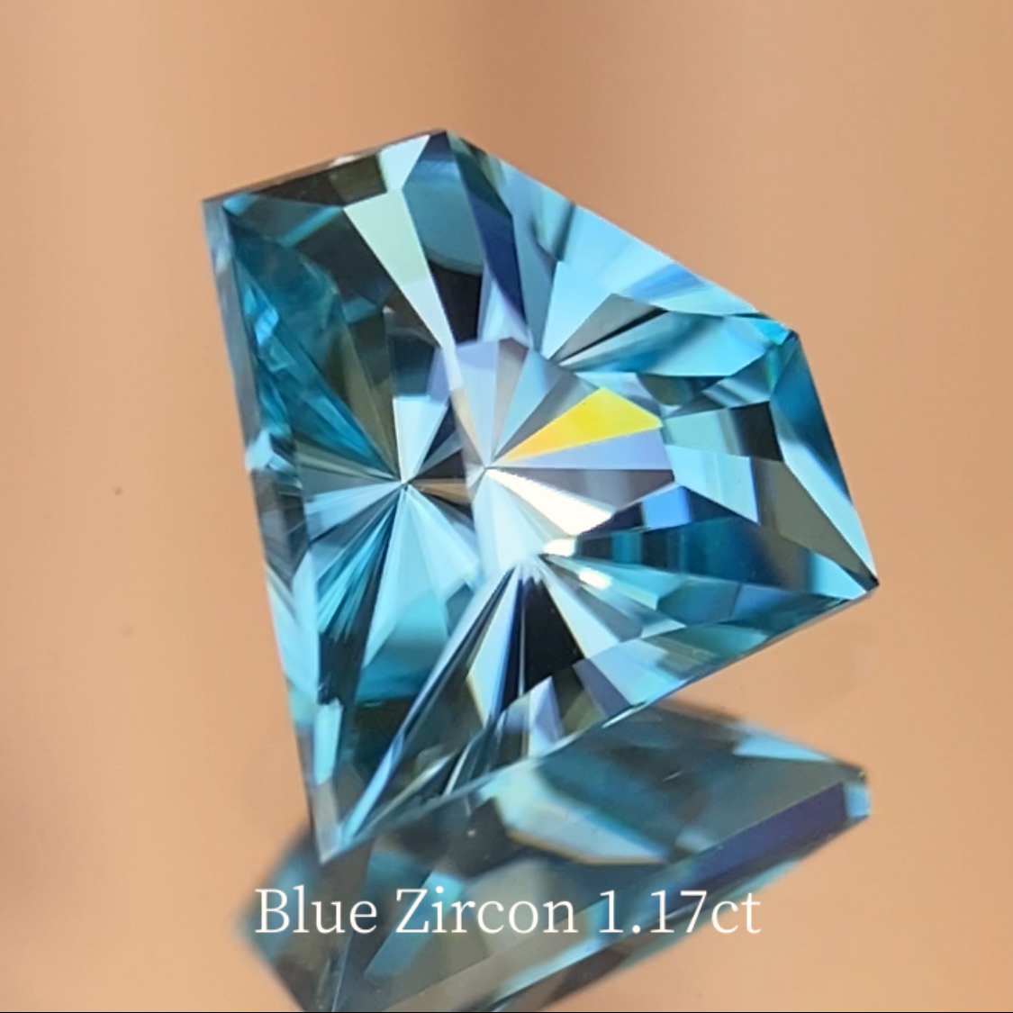 Blue Zircon 1.17ct / Cambodia