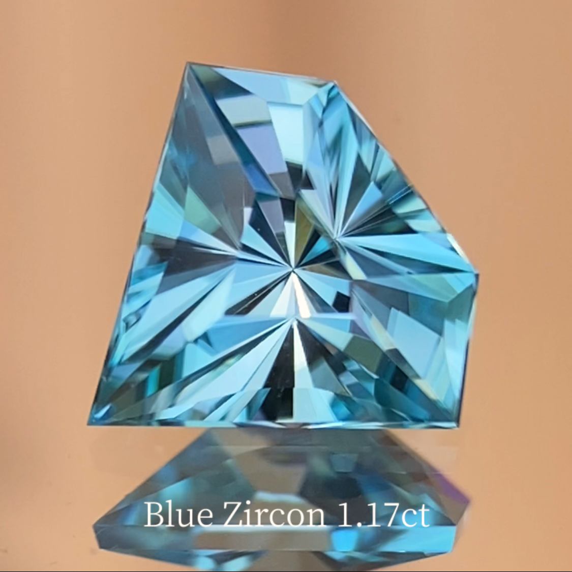 Blue Zircon 1.17ct / Cambodia