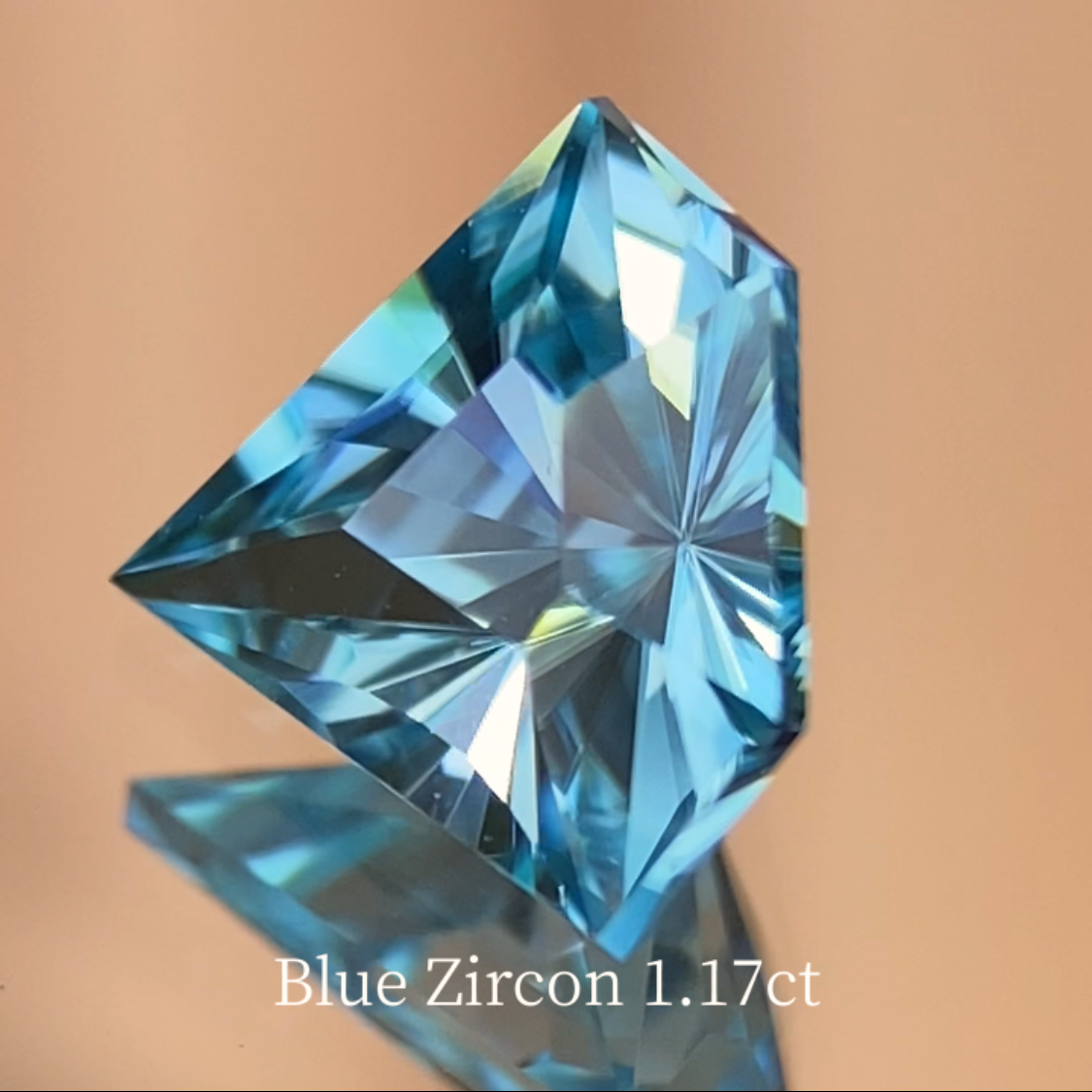 Blue Zircon 1.17ct / Cambodia