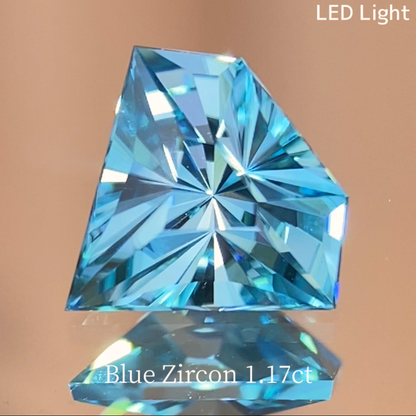 Blue Zircon 1.17ct / Cambodia