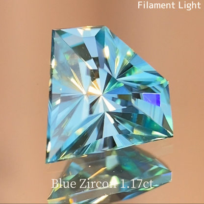 Blue Zircon 1.17ct / Cambodia