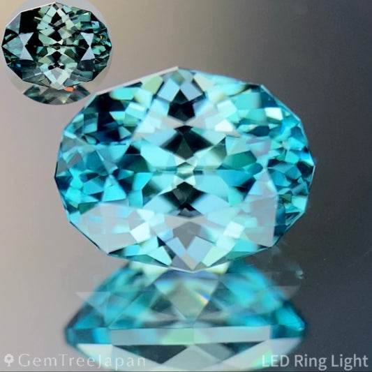 UV Tenebresent Zircon 1.183ct / Cambodia